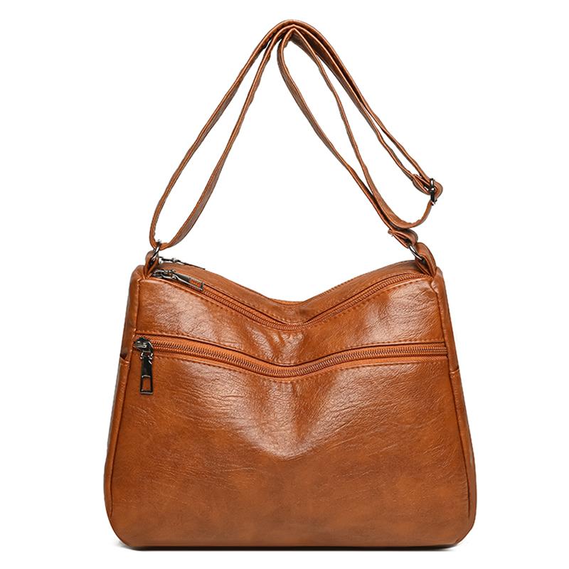 Женская сумка 2026 Тренд Сумки Леди Сумки через плечо Мягкая кожа Мода Универсальная сумка кроссбоди