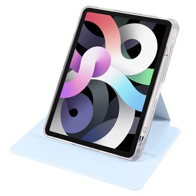 Для iPad Эйр 11 (2025)/(2024) Чехол-подставка с вращением Кожа+Прозрачный ТПУ Съемная обложка для планшета
