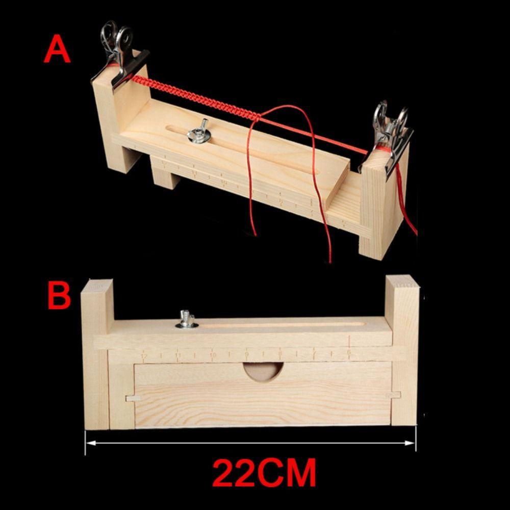 Rope Weaving with Clamps Wristband Maker Rope Braiding Tool Rope Fixing Tool Bracelet Weaver Tool