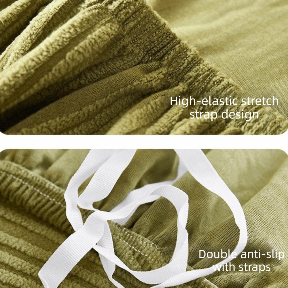 Washable All-inclusive Elastic Sofa Cover Thicken Jacquard Universal Slipcovers Removable Solid Color Sofa Cushion Living Room