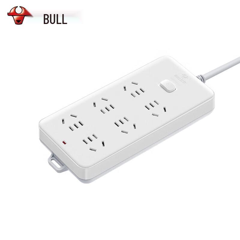Bull 6-Outlet Power Strip with Master Switch CN plug (adapter included)