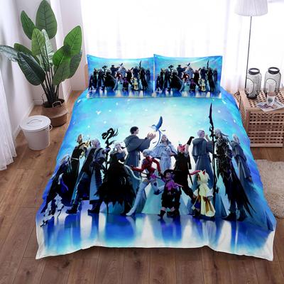 Song At Creations End Duvet Cover Set UK Single Double King US Twin Full Queen Size Комплект постельного белья в стиле аниме