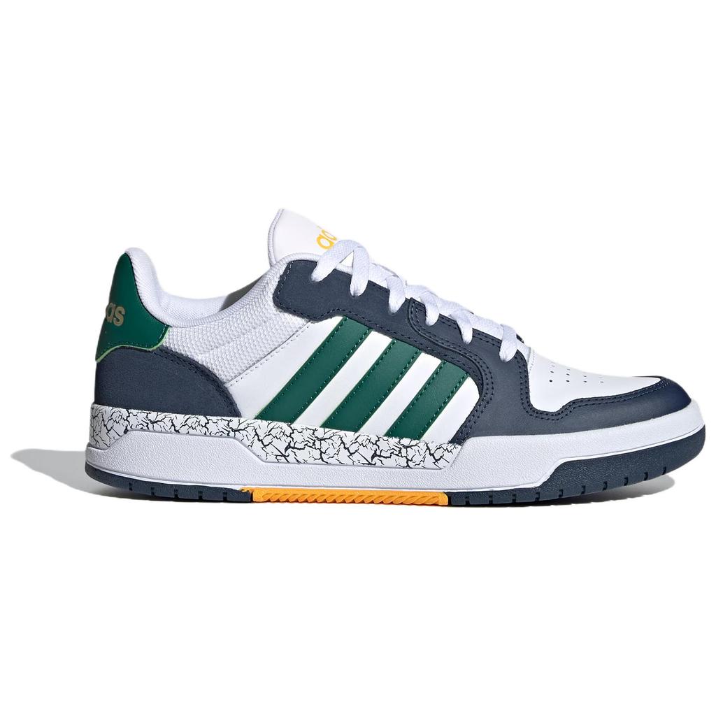 adidas Neo Entrap Ретро Удобные Прочные Легкие Низкие Кеды для Скейтбординга Унисекс Кеды для Скейтбординга Белый Зеленый Синий JQ5047