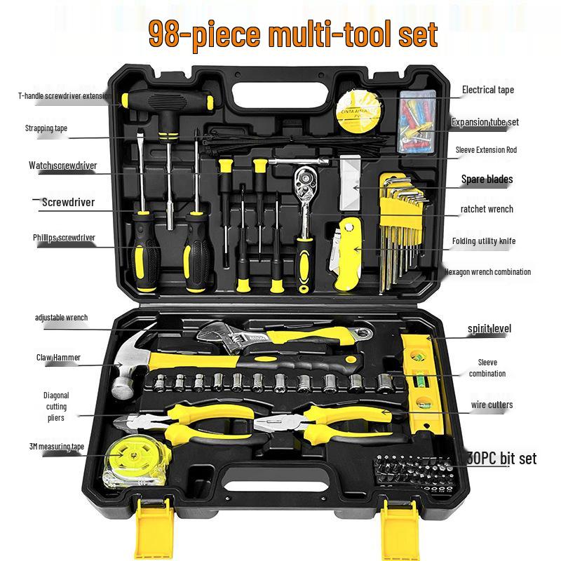 Бытовой набор мультиинструментов: Гаечный ключ, Отвёртка и Набор для ежедневного обслуживания