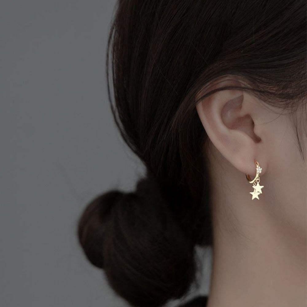 Women Jewelry Piercing Pendant Earring Women Earring Korean Style Earring Star Drop Earrings