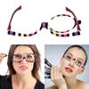 Vision Care Cosmetic Glasses Folding Eyeglasses Magnifying Glasses Rotating Makeup Reading Glasses