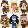 BJD Toys BJD Doll Dres 22cm Big Head Doll Changing Clothing Trendy Doll Outfit Set Face Joint Doll