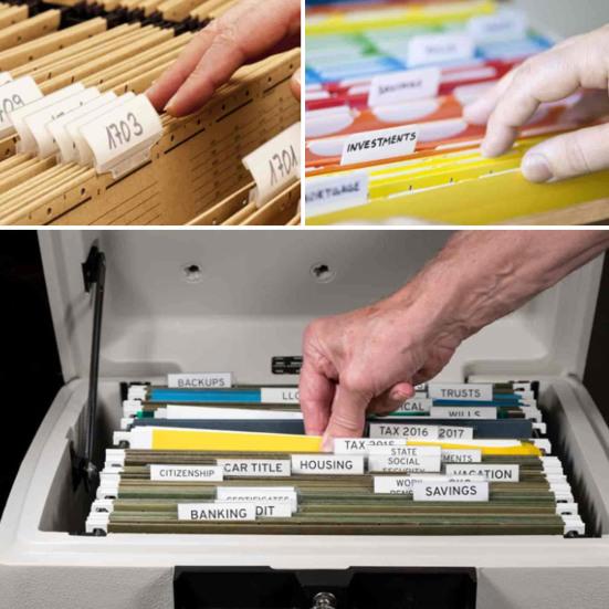 120 шт., подвесная папка для файлов, 200 вставок, прозрачные пластиковые вкладки, регулируемые этикетки, легко читаемый дизайн, подвесной