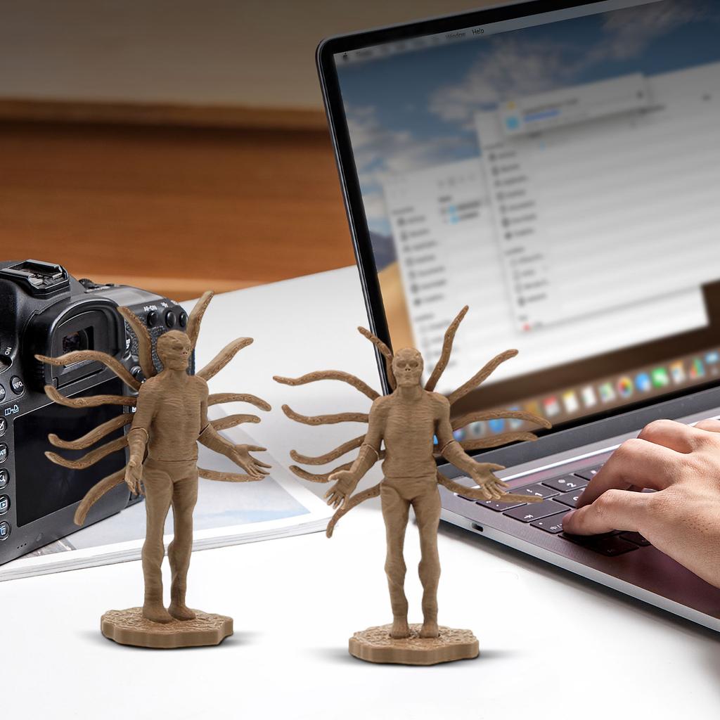 3D Printed Doll Action Figure Model Desktop Decoration Disassemblable