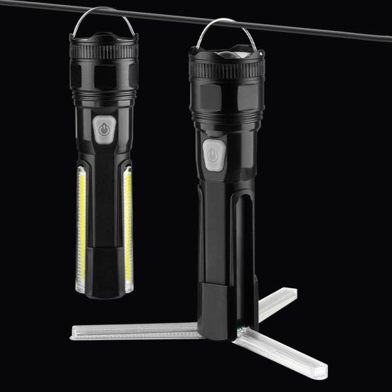 Многофункциональный фонарик с зумом, 5 режимов, регулируемый, ультраяркий, USB-перезаряжаемый, портативный, для кемпинга, походов, аварийный, ручной фонарь