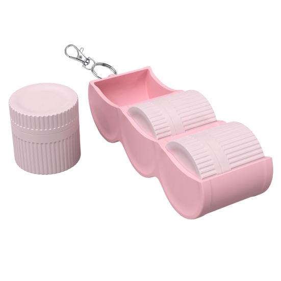 Silicone Cosmetic Packaging Box Set with Hanging Hole Leakproof Travel Toiletry Container for Skin Products Accessories