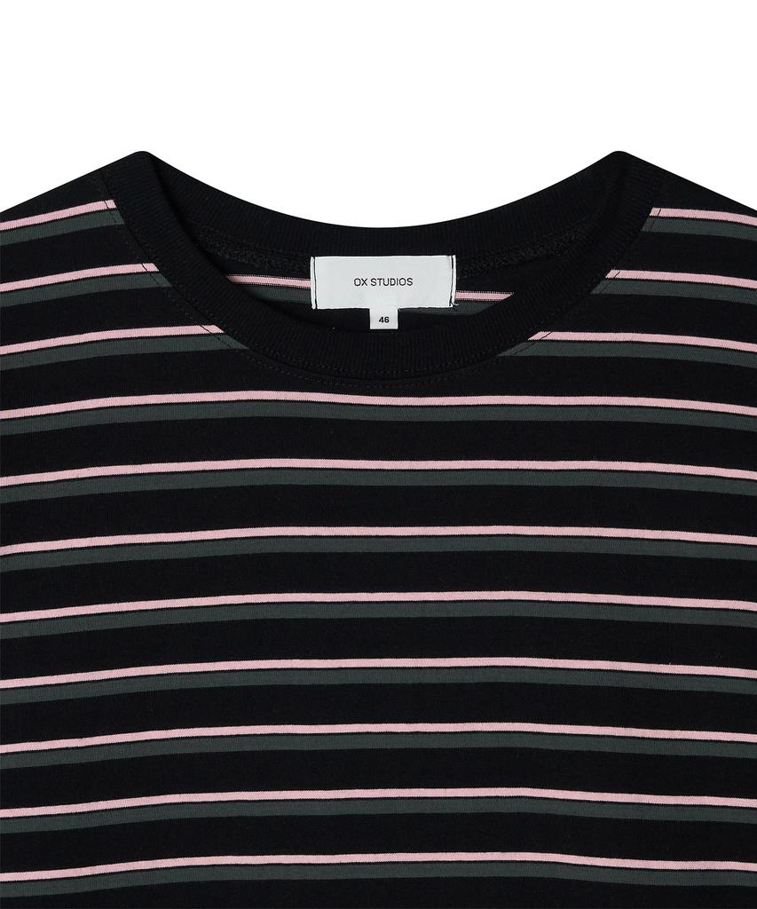 OX STUDIOS Multi Stripe Long Sleeve (Black)