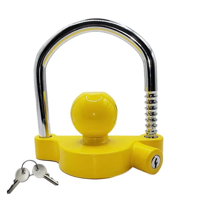 Car Trailer Coupler Lock Ball Cover Lock Yacht RV Connector Anti-theft Lock Heavy Duty Vehicle Truck Lorry Caravan Accessories