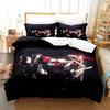 3D Print Anime Bed Sheet Attack On Titan Bedding Set Single Twin Full Queen King Size Bed Set Adult Kid Bedroom Duvetcover Sets