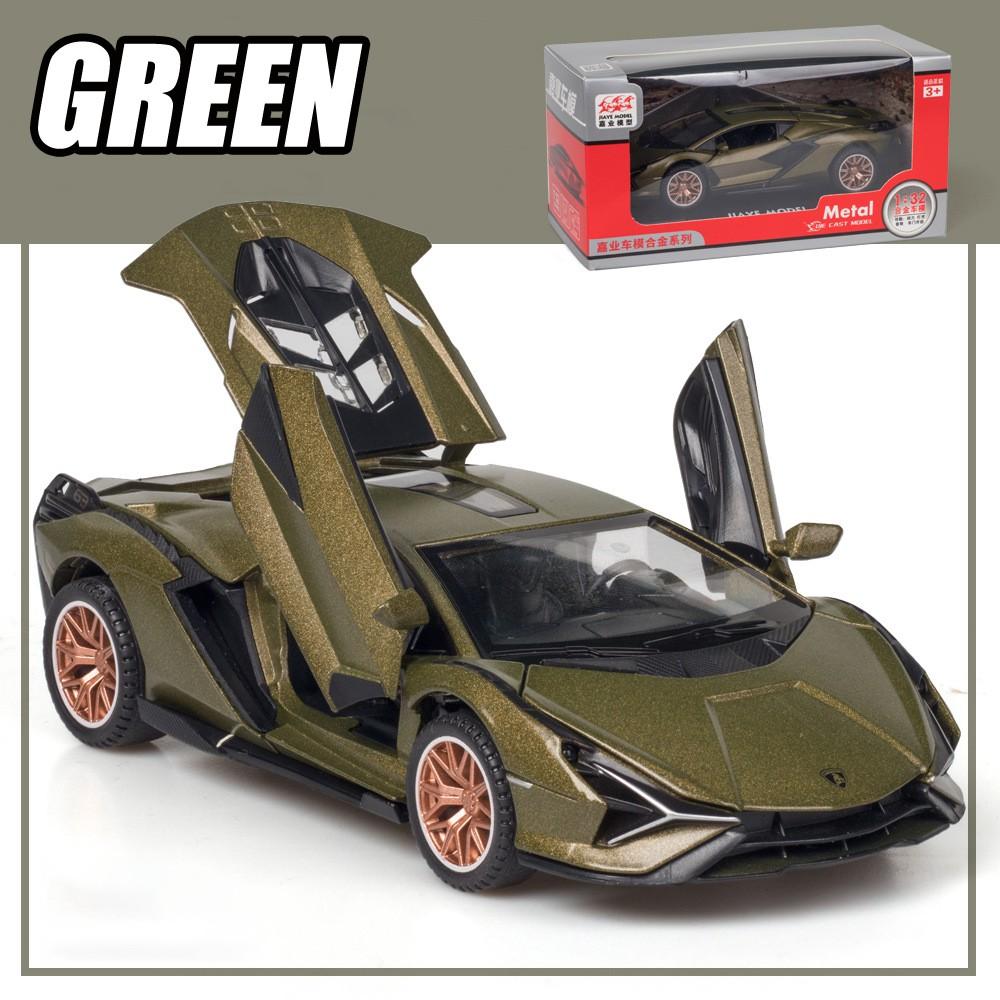 РУМ1:32 масштаба Lamborghini Sian, модель автомобиля из сплава, литая модель, световые и звуковые эффекты, игрушки для мальчиков, игрушки для детей, подарок для мальчиков, коллекция автомобилей для мальчиков