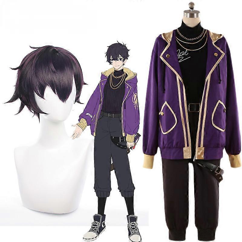 VTuber Shoto Shxtou Косплей Костюм Парики Костюмы Наряды Аниме Косплей Костюмы
