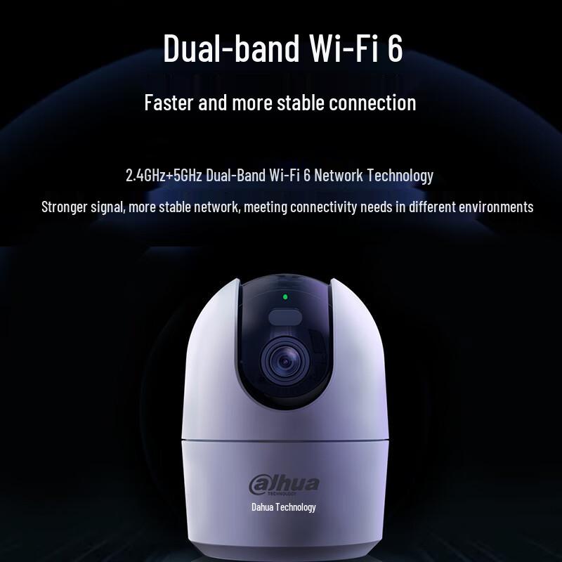 Серия камер безопасности Dahua Smart Home с китайской вилкой (адаптер в комплекте)