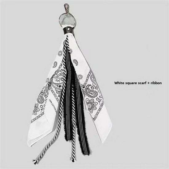 Брюки в стиле хип-хоп с цветком кешью, шарфом и цепочкой для мужчин и женщин - подвеска-лента National Trend