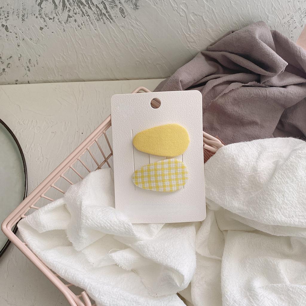 2 шт., мини-заколка для волос для маленьких девочек, милая корейская мода, простота, однотонный Haipin для детей, милая заколка с боковой челкой для девочек, детские вещи