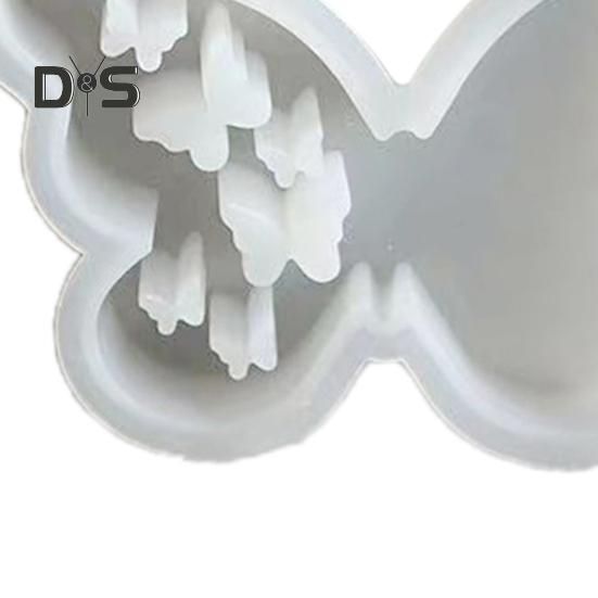 Силиконовая форма в виде бабочки, пасхальная простая в использовании гипсовая форма, многоразовая антипригарная силиконовая форма для литья поделок из эпоксидной восковой штукатурки