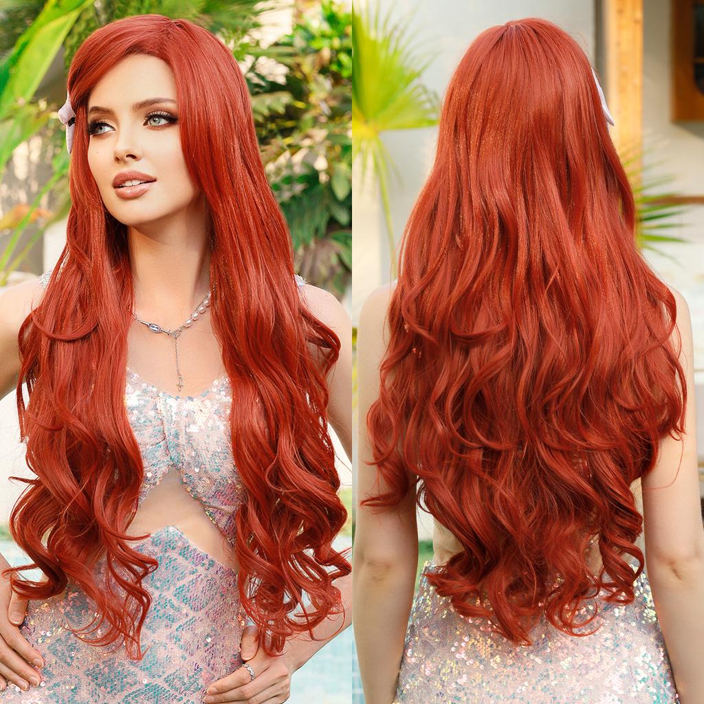 Professional  WIGS Barbie Wig Long Blonde Wigs for Women Daily Party Loose Synthetic Body Wave Hair Wig for Girls Halloween Cosplay