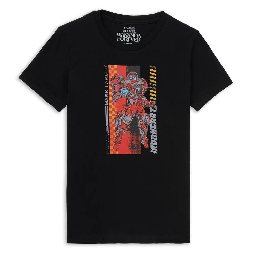 Wakanda Forever Iron Heart Mark 1 Armor Kids' T-Shirt - Black - 3-4 Years