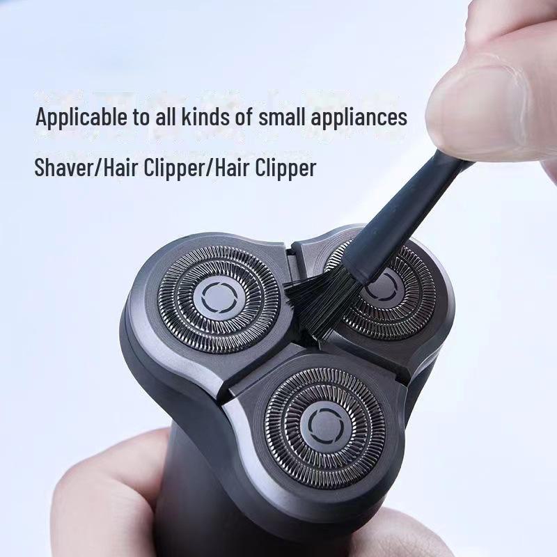 Двойная щетка для чистки бритвы и машинки для стрижки — инструмент для удаления пыли с мелкой бытовой техники