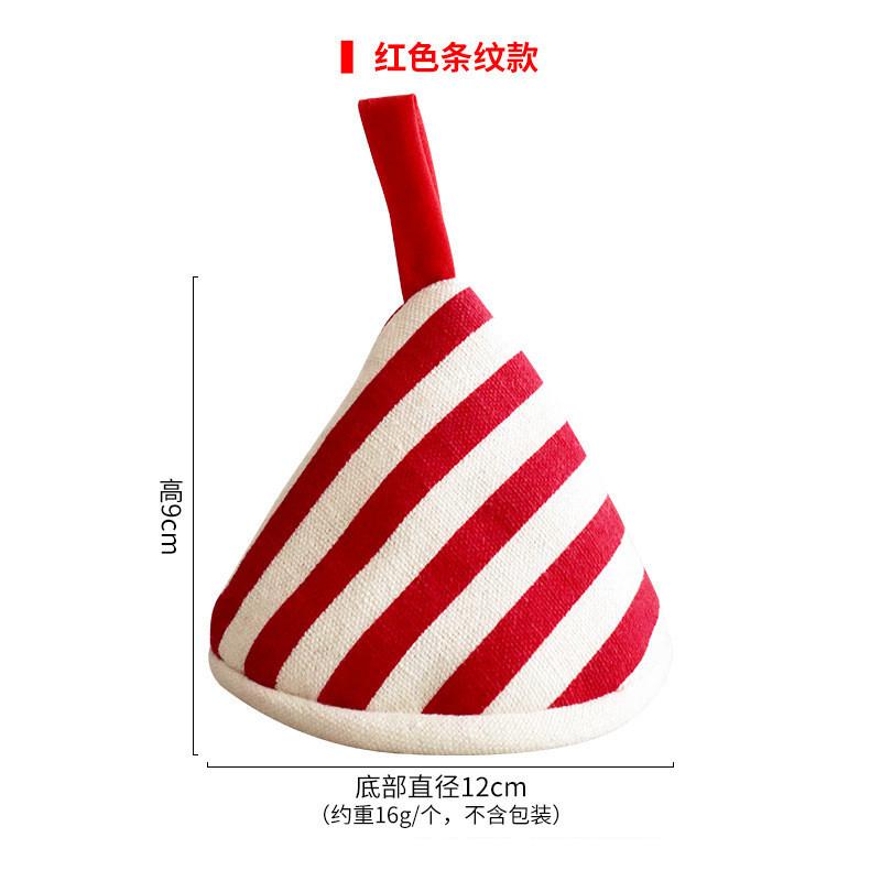 1 шт. Хлопковая перчатка для микроволновой печи с принтом в горошек и полоску, домашний кухонный инструмент для выпечки, термоизоляционная подставка, крышка для кастрюли