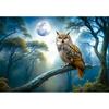 Moonlight Owl Jigsaw Puzzle Animals 1000 Pieces, Popular Korean Puzzle