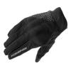 Protective Mesh Gloves Brave Black Delta Gray L for Motorcycles GK-1833