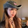 Складная летняя женская шляпа от солнца на завязке с вышивкой в виде сердца, шляпа-рыбак с широкими полями, ветрозащитная, западная ковбойская шляпа
