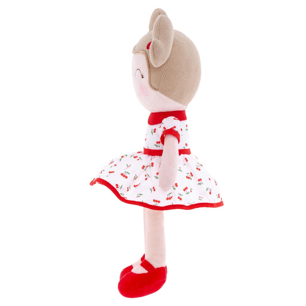 Мягкие игрушки Кукла Плюшевая Вишенка Подарки для маленькой девочки Тряпичные куклы Идеи подарков на Рождество Подарки на день рождения Кукла Красная