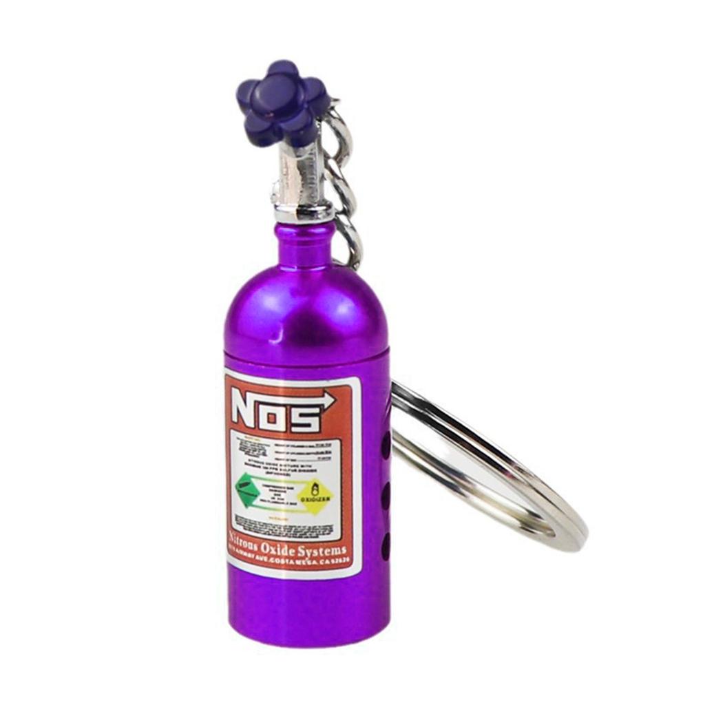 Креативный брелок в виде бутылки NOS Nitro с ароматизированным бальзамом-наполнителем, аксессуар для автомобиля для автолюбителей и тех, кто ведет модный образ жизни