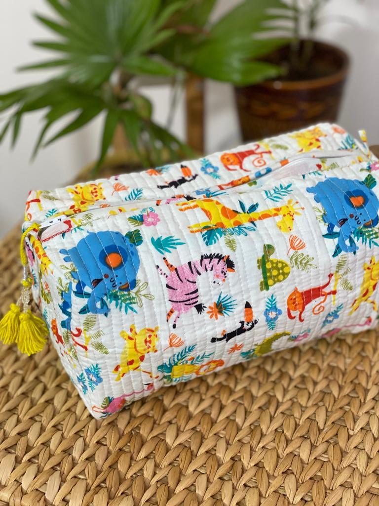 LARGE Multipurpose Quilted Pouch/ Bag