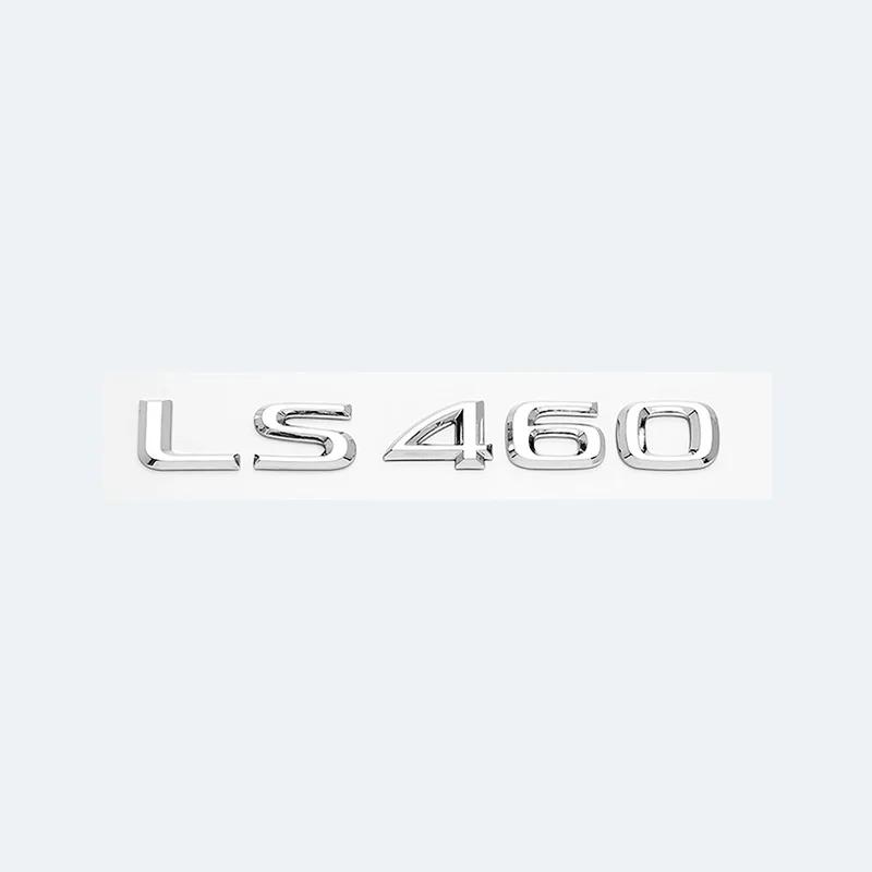 3D Chrome Glossy Black ABS Letters LS350 LS400 LS460 LS460L LS500 LS500h HYBRID Emblem For Lexus Car Trunk Logo Badge Sticker