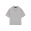 Essentials V Neck T-Shirt Light Heather Grey Men Tops 125SP244216F