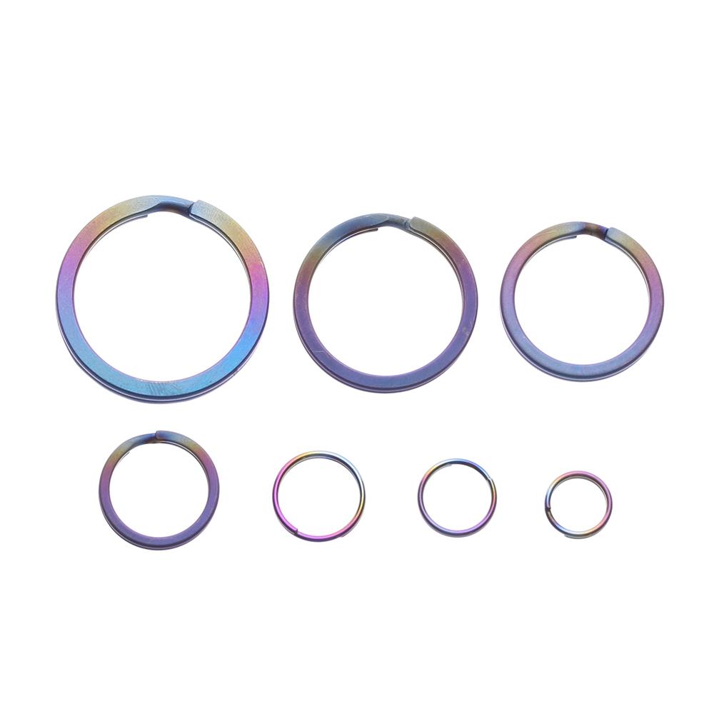 10~32mm Titanium Alloy Camping Travel Goods Portable Holder Key Ring EDC Keychain Keyring Buckle