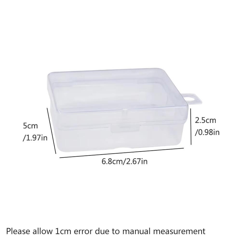 Multifunctional Flip Lid Storage Box With Lid Storage Organizer Case Transparent Storage Boxes