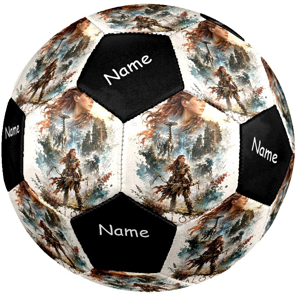 Custom Name Horizon Theme Size 5 Soccer Ball, Suitable for Both Indoor and Outdoor Matches, a Gift Suitable for Everyone.