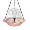Bird Bath Bowl with Solar Powered Pump Wildlife Feeder Hanging Solar Bird Bath Fountain for Outdoors Garden Patio Decor