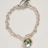 liersi Hibis flower. small chain Bracelet (natural stone 7color)