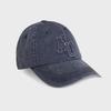 whoau Vintage Washed Denim Ball Cap WHACF4931A
