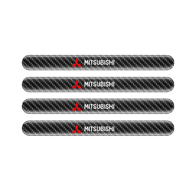 4/8 шт. Защитные наклейки от царапин на ручки дверей автомобиля для Mitsubishi Lancer ASX Outlander Delica Ralliart Competition Evolution