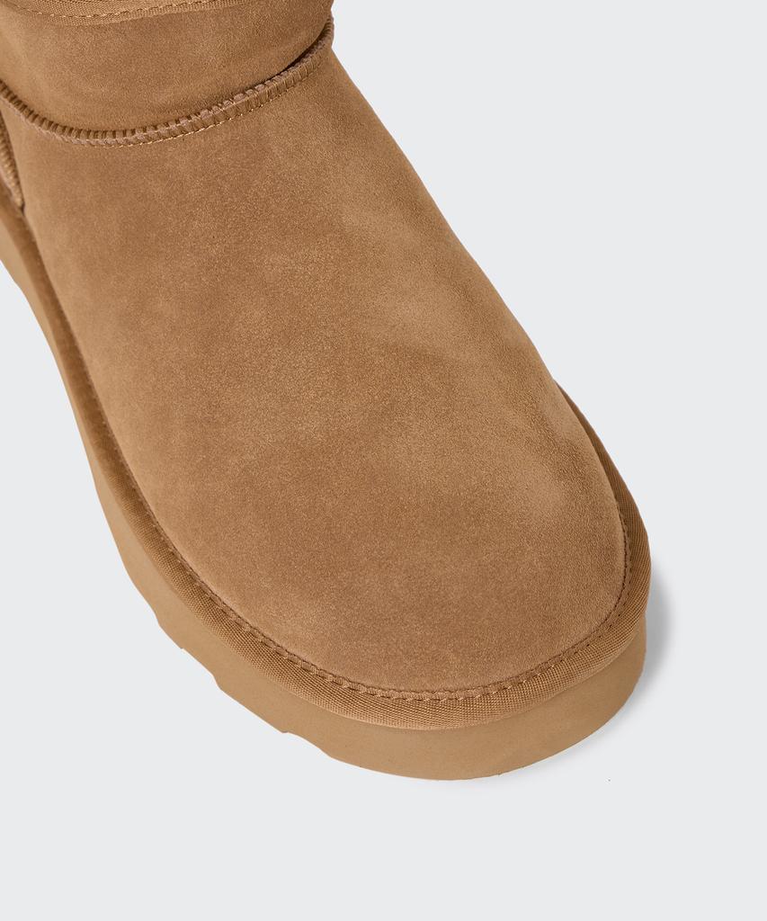 Musinsa Standard Winter Pug Short Boots [Light Brown]