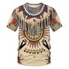 T-Shirt For Men Clothing Unisex Indian Style 3D Printed T Shirts Summer Tops Short Sleeve Fashion Casual Oversized Tees