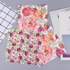 2 Packs Colorful Flower Paper Napkins Square Paper Towels Printed Tissue  Outdoor Gatherings