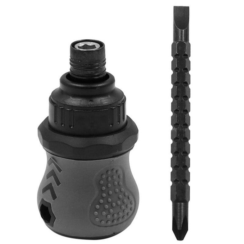 Отвертка с храповым механизмом двойного назначения и телескопическим валом — регулируемая крестовая и шлицевая отвертка для ремонта