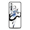 Genshin impact черный и белый для Realme 9i роскошный чехол для телефона 9 8 5G GT2 7 6 Pro Plus 8i C21 C3 C11 C25 черный силиконовый чехол
