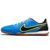 Tiempo Legend 9 Academy Low TF (Резиновые шипы) Кожа Синтетика Противоскользящие Износостойкие Футбольные Бутсы Мужские Футбольные Бутсы Черный Синий DA1191-403