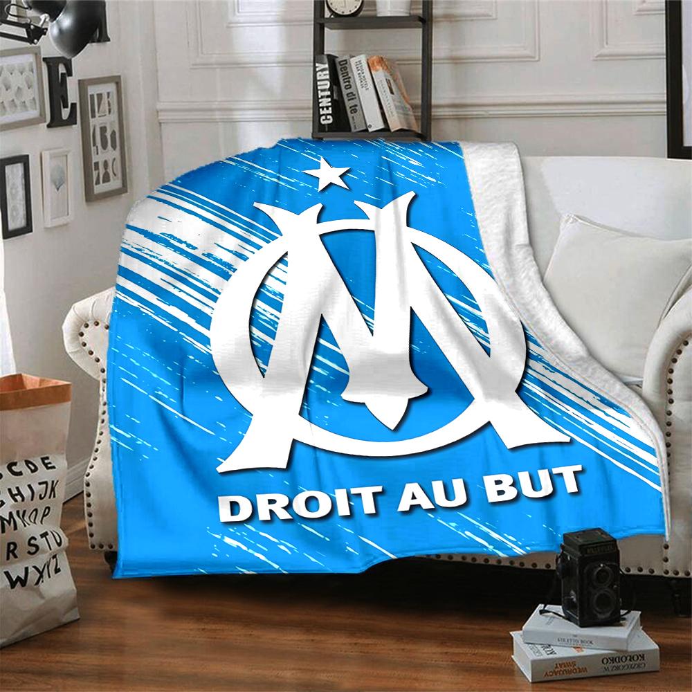 1pc Blanket - Marseille Print Design,Lightweight Blanket for Sofa,Bed- Soft &Warm,Gift for All Seasons